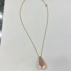 Alexis Bittar teardrop pendant necklace